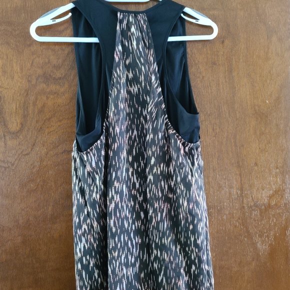 Theory - Combo Silk Racer Back Tank Top - Dark Bellflower - Picture 4 of 6